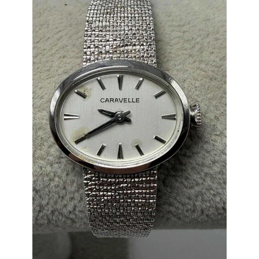 Caravelle By Bulova N4 1974 Vintage‎ Ladies Watch 20MM 6.75